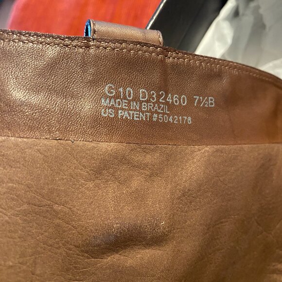 Cole Haan Courtney Tall Leather Boots with Nike Air Sole – Chestnut Brown – Wome - Picture 13 of 15